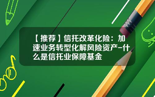 【推荐】信托改革化险：加速业务转型化解风险资产-什么是信托业保障基金