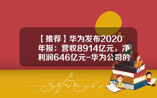 【推荐】华为发布2020年报：营收8914亿元，净利润646亿元-华为公司的毛利绿