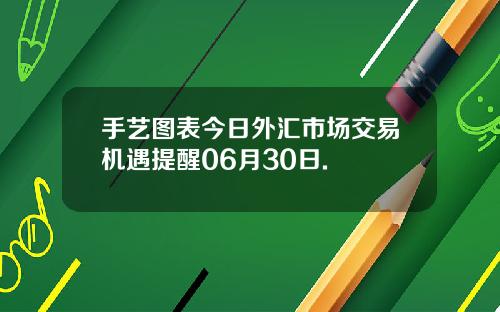 手艺图表今日外汇市场交易机遇提醒06月30日.