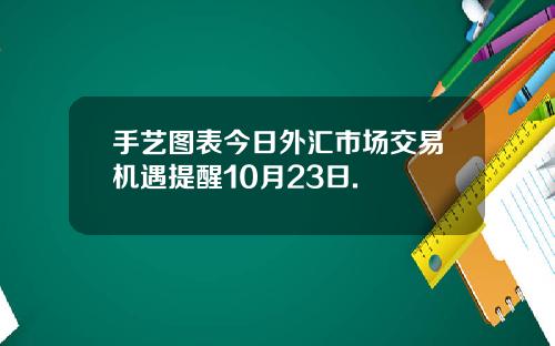 手艺图表今日外汇市场交易机遇提醒10月23日.