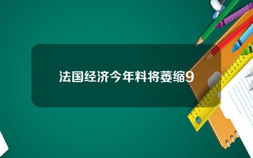 法国经济今年料将萎缩9