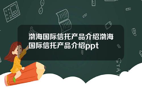 渤海国际信托产品介绍渤海国际信托产品介绍ppt