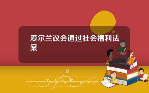爱尔兰议会通过社会福利法案