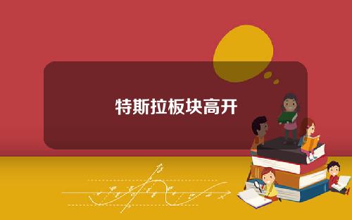 特斯拉板块高开