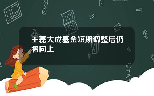 王磊大成基金短期调整后仍将向上