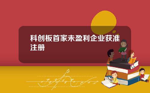 科创板首家未盈利企业获准注册