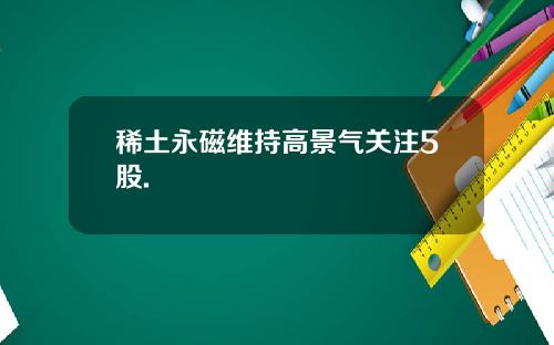 稀土永磁维持高景气关注5股.
