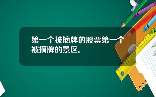 第一个被摘牌的股票第一个被摘牌的景区.