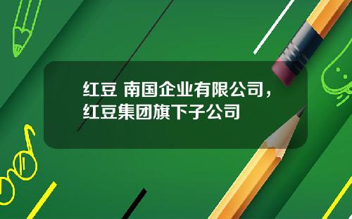 红豆 南国企业有限公司，红豆集团旗下子公司