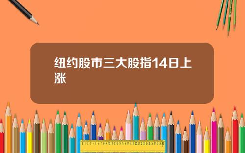 纽约股市三大股指14日上涨