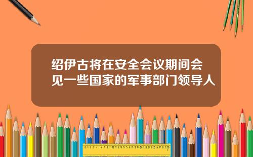 绍伊古将在安全会议期间会见一些国家的军事部门领导人