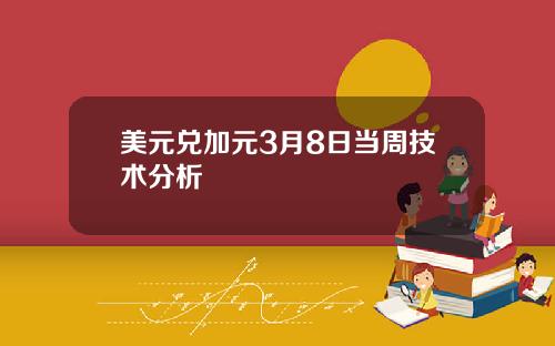 美元兑加元3月8日当周技术分析