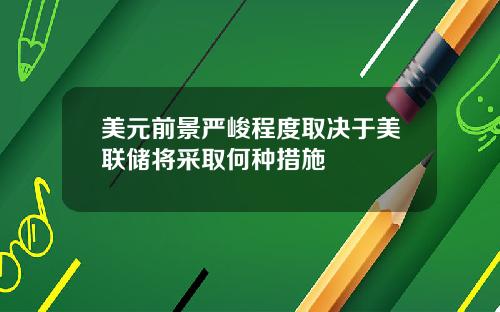 美元前景严峻程度取决于美联储将采取何种措施