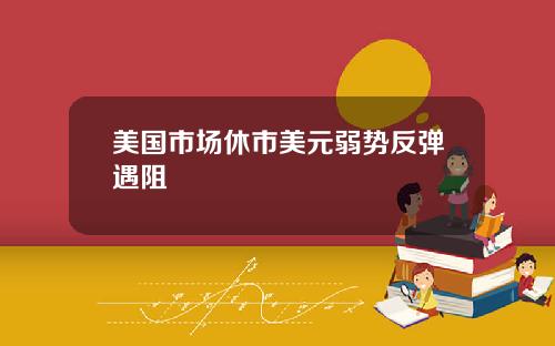 美国市场休市美元弱势反弹遇阻