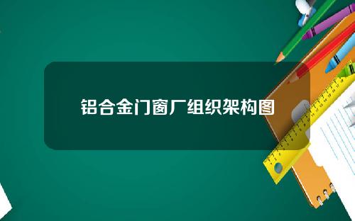 铝合金门窗厂组织架构图