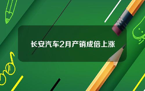 长安汽车2月产销成倍上涨