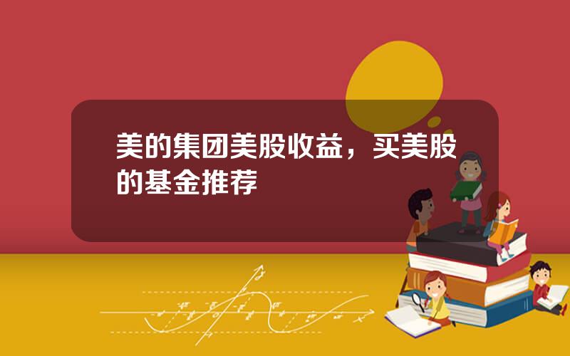 美的集团美股收益，买美股的基金推荐