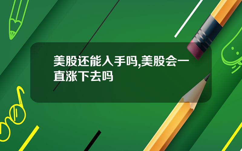 美股还能入手吗,美股会一直涨下去吗